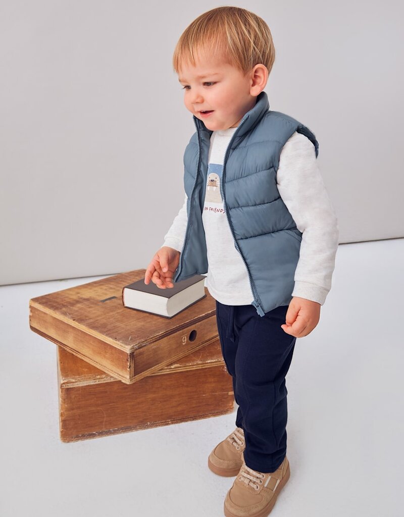 Mayoral Polar Friends Pullover Vest Pants Set