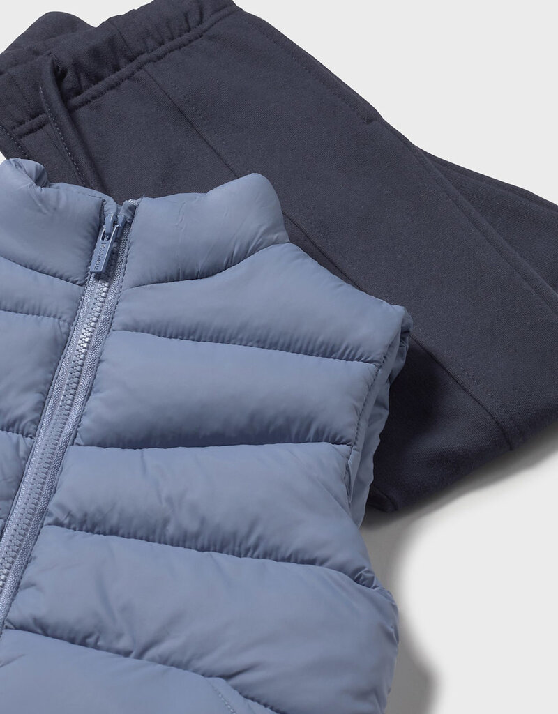 Mayoral Polar Friends Pullover Vest Pants Set