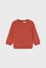 Mayoral Boys Basic Cotton Orange Sweater