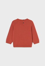 Mayoral Boys Basic Cotton Orange Sweater