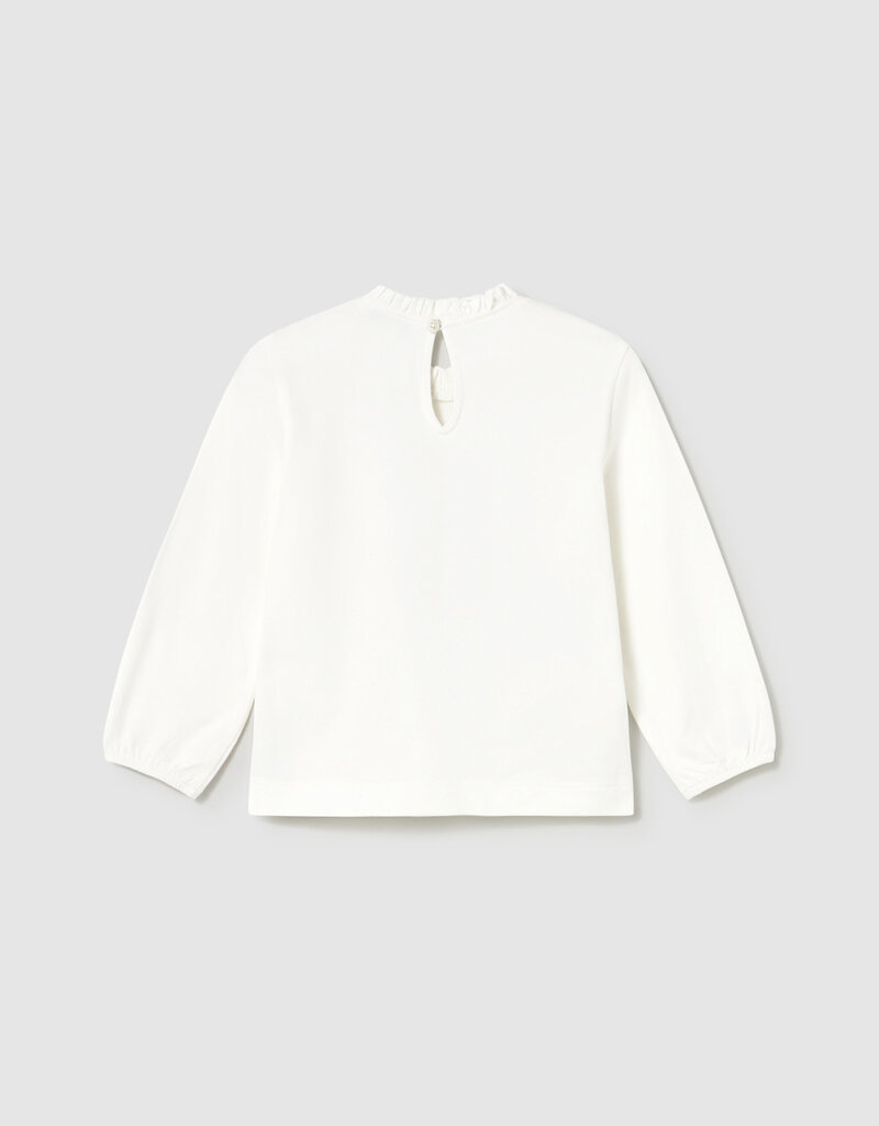 Mayoral L/S Cream Shirt w/Puppy Print