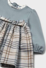 Mayoral Blue Bell Plaid Dress