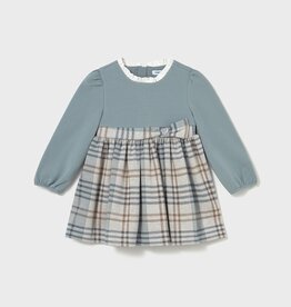 Mayoral Blue Bell Plaid Dress