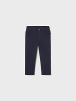 Mayoral Navy Ruffle Fleece Pants