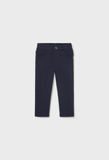 Mayoral Navy Ruffle Fleece Pants