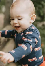 Petit Lem FIRE TRUCK PRINT 3PC SET