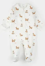 Petit Lem CORGI PRINT OFF-WHITE SLEEPER
