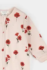 Petit Lem POPPY PRINT LIGHT PINK SLEEPER