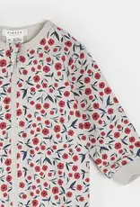 Petit Lem POPPY FLORAL PRINT BEIGE SLEEPER