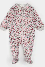 Petit Lem POPPY FLORAL PRINT BEIGE SLEEPER