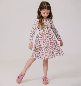 Pink Chicken SALE girls lame steph dress halloween candy