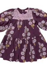 Pink Chicken fiona dress plum buttercup floral