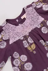 Pink Chicken fiona dress plum buttercup floral