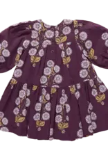 Pink Chicken fiona dress plum buttercup floral