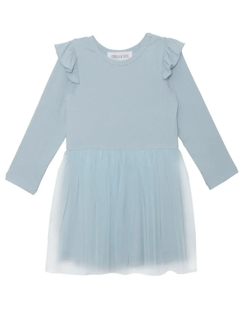 Mabel and Honey TUTU IN THE CLOUDS DRESS BLUE
