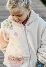 oh baby! Patchwork Sherpa Faux Fur Tahoe Jacket Natural