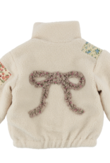 oh baby! Patchwork Sherpa Faux Fur Tahoe Jacket Natural