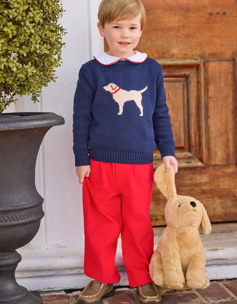 Little English Intarsia Sweater Boy Lab