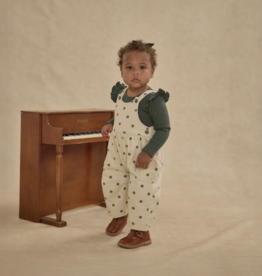 Rylee + Cru Inc. SALE WIDE LEG OVERALL MINI DAISY NATURAL