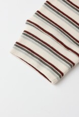 Rylee + Cru Inc. ORGANIC LONG SLEEVE PAJAMA SET || HOLIDAY STRIPE