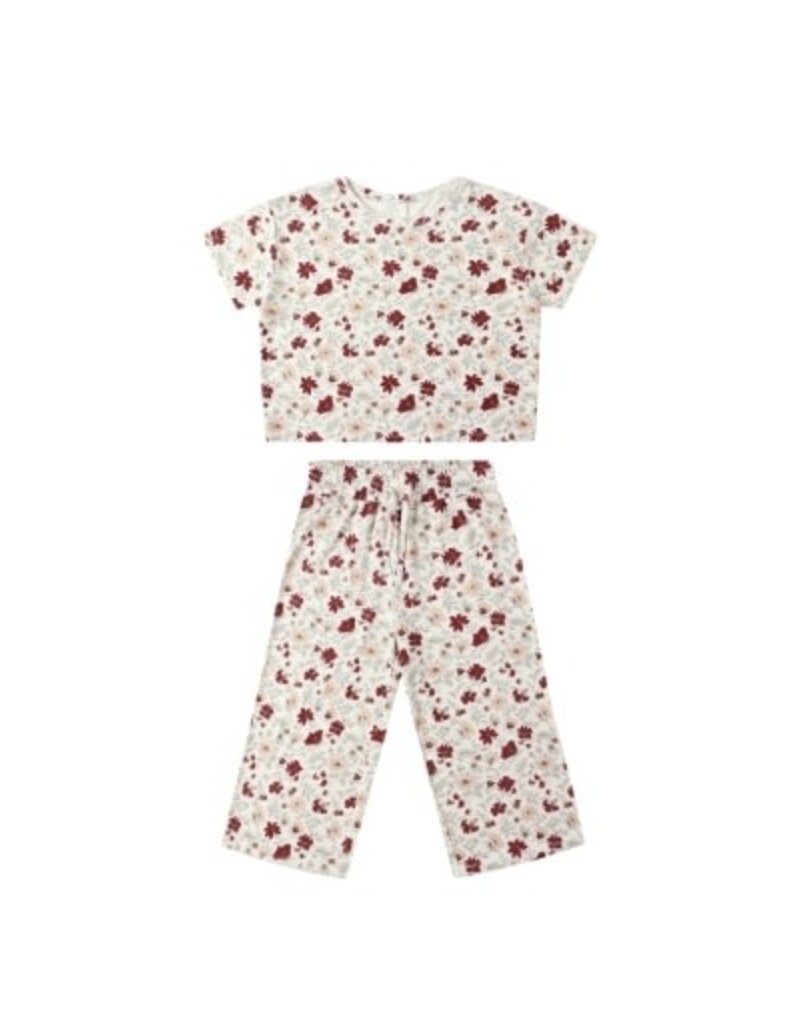 Rylee + Cru Inc. RUTHIE SET || HOLIDAY FLORAL IVORY