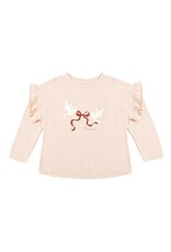 Rylee + Cru Inc. RUFFLE LONG SLEEVE TEE || PEACE PETAL