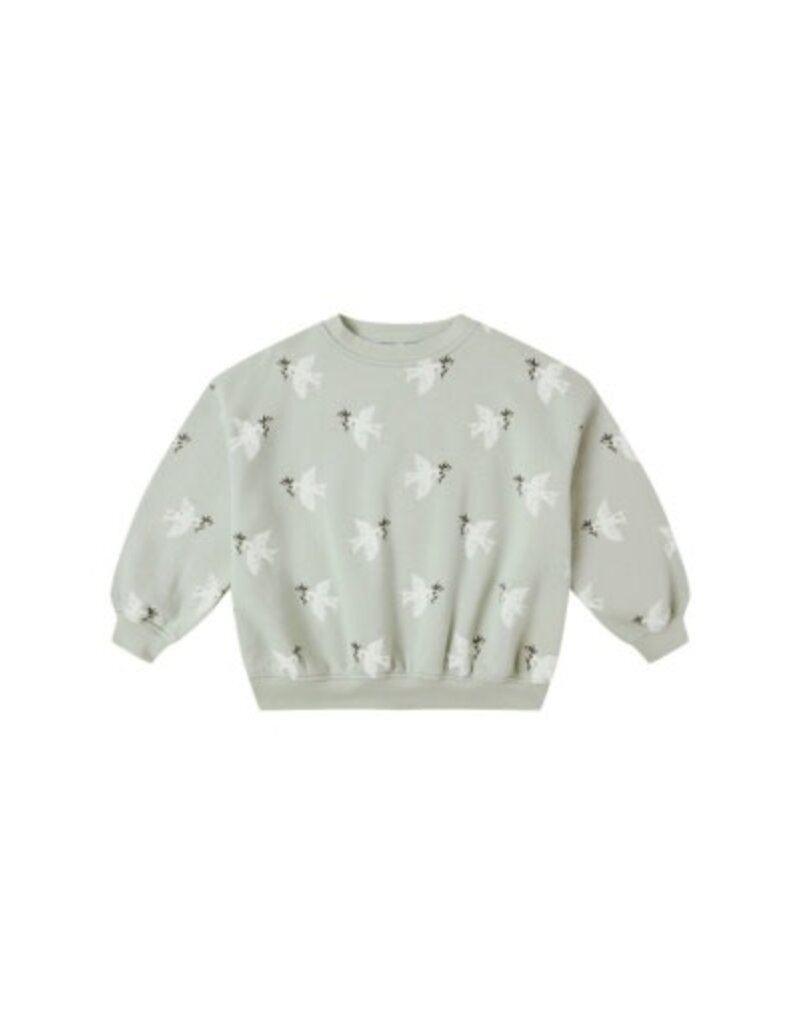 Rylee + Cru Inc. RELAXED SWEATSHIRT || DOVES PISTACHIO