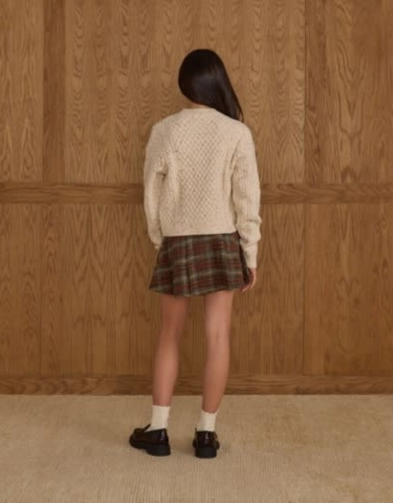 Rylee + Cru Inc. CAROLINA SWEATER || NATURAL SPECKLED TEEN