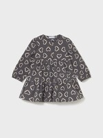 Mayoral SALE. Charcoal Print Dress