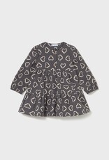 Mayoral Charcoal Print Dress