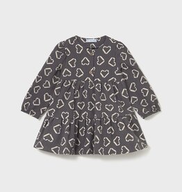 Mayoral Charcoal Print Dress
