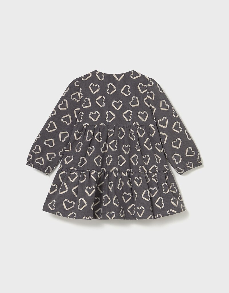 Mayoral Charcoal Print Dress