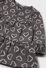 Mayoral Charcoal Print Dress