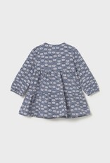 Mayoral Blue Bell Print Dress