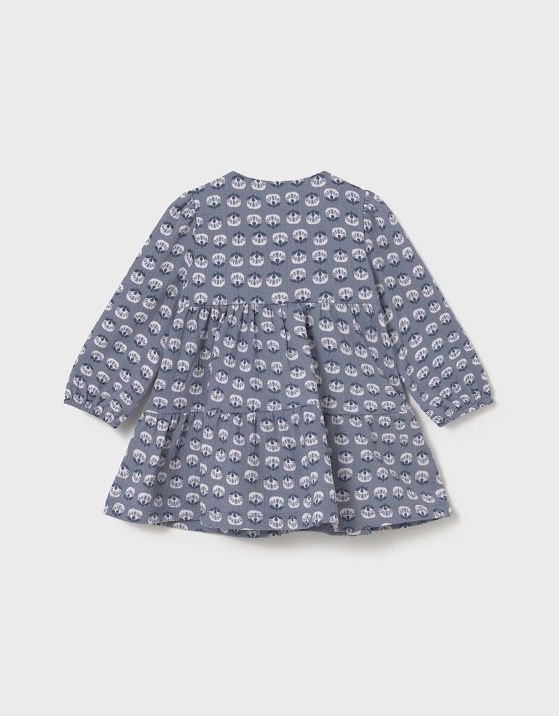 Mayoral Blue Bell Print Dress