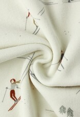 Rylee + Cru Inc. ORGANIC LONG SLEEVE PAJAMA SET || SKIERS