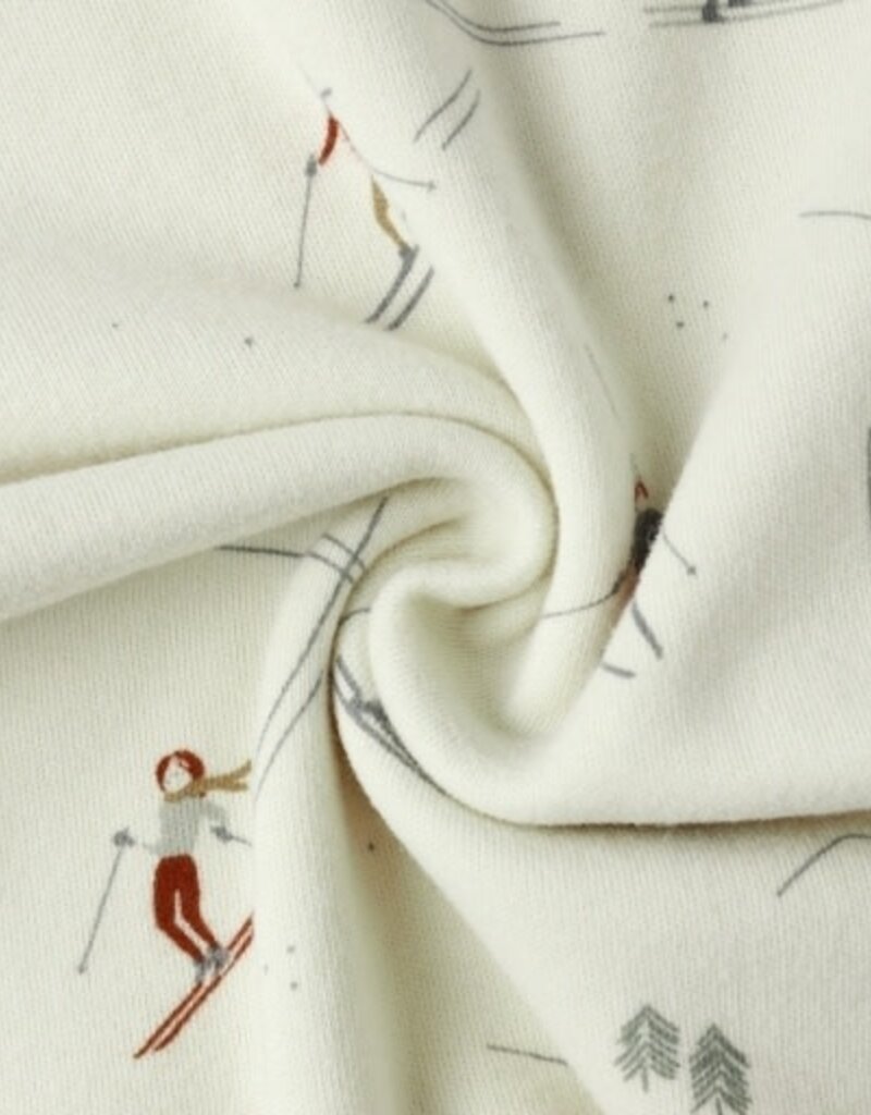 Rylee + Cru Inc. ORGANIC LONG SLEEVE PAJAMA SET || SKIERS