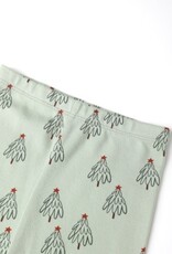 Rylee + Cru Inc. ORGANIC LONG SLEEVE PAJAMA SET || TREES PISTACHIO