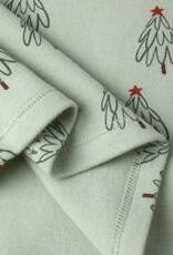 Rylee + Cru Inc. ORGANIC LONG SLEEVE PAJAMA SET || TREES PISTACHIO