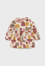Mayoral Clay Design Fleece Dress