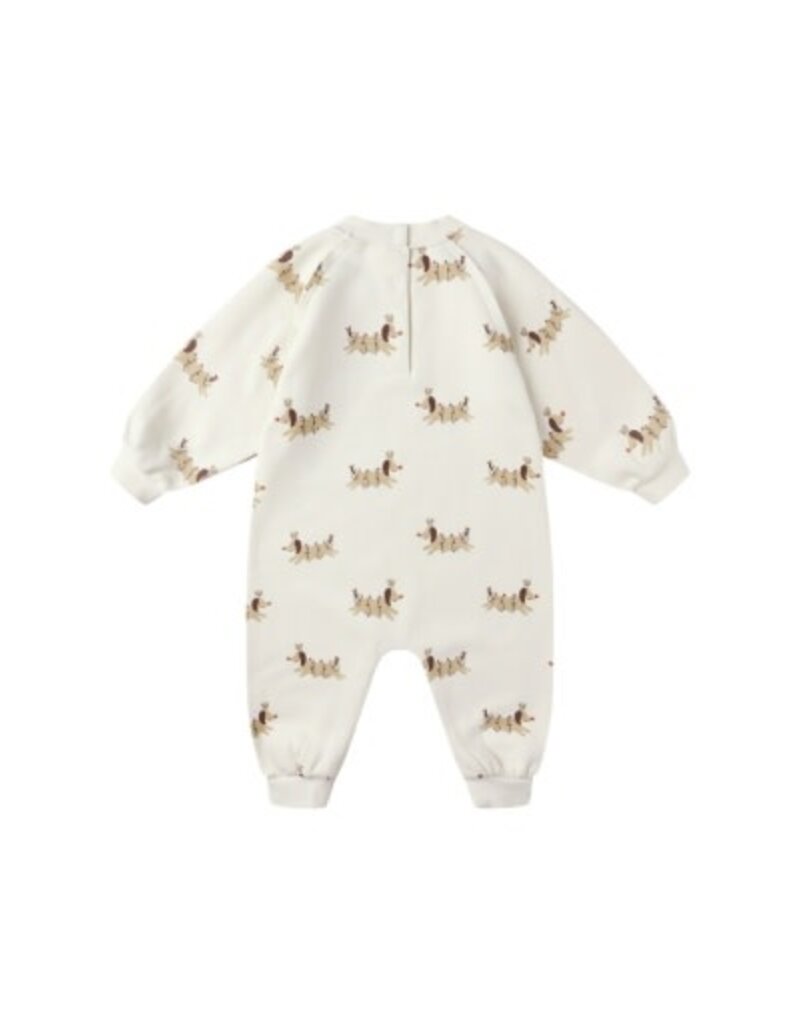 Rylee + Cru Inc. RAGLAN JUMPSUIT || CHRISTMAS DOGS