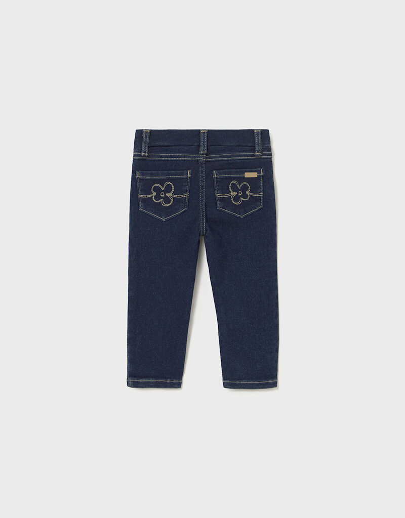 Mayoral Girls Super Dark Denim Jeans
