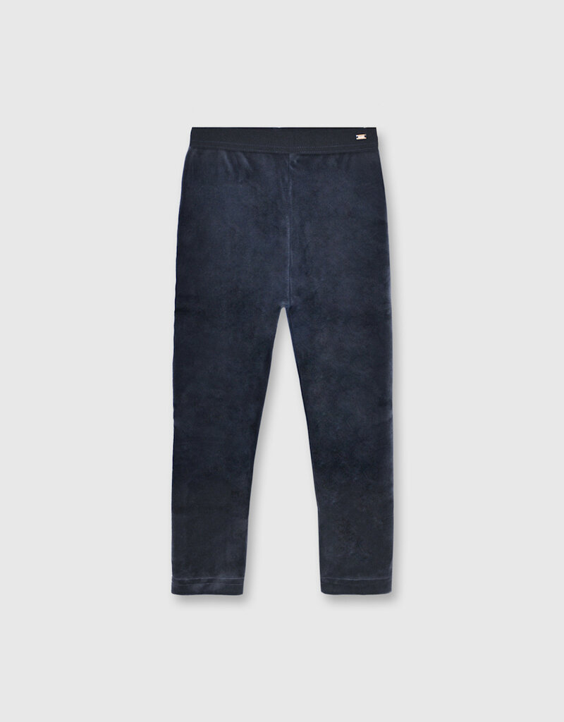 Mayoral Navy Velvet Leggings