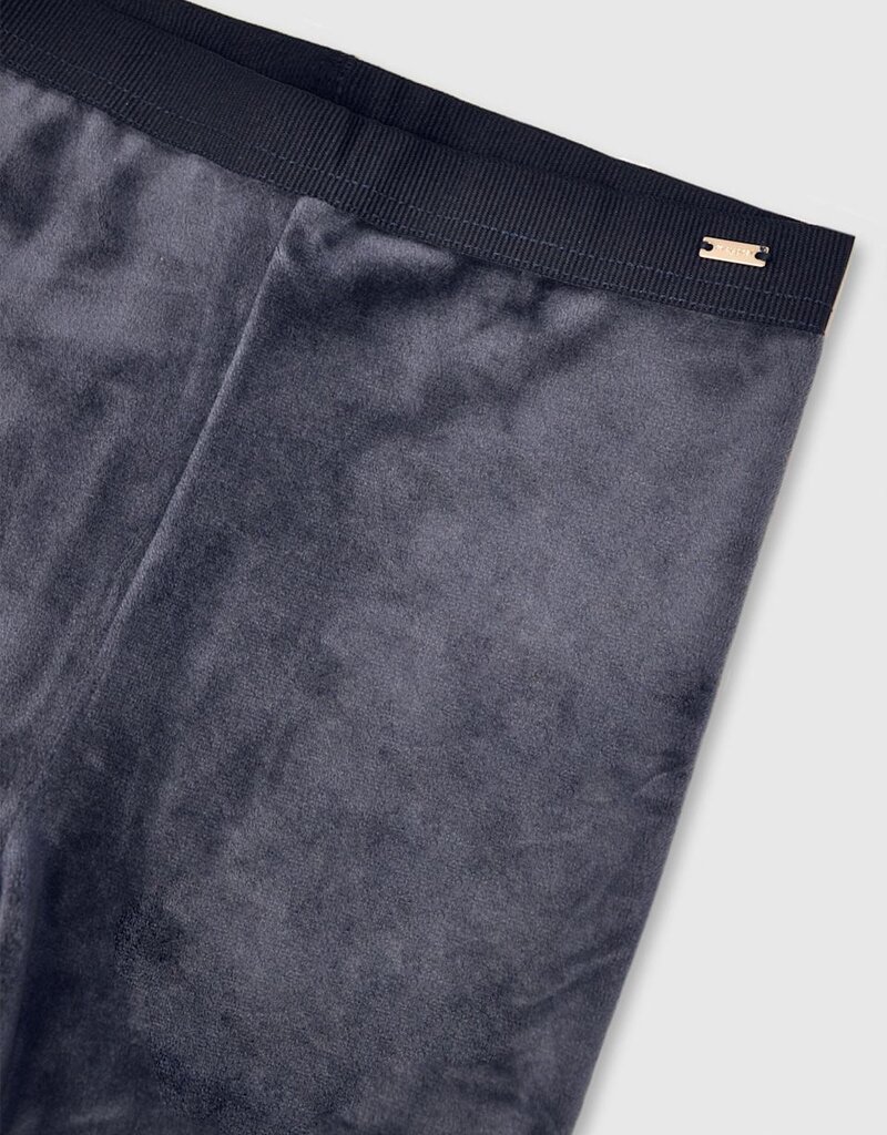 Mayoral Navy Velvet Leggings