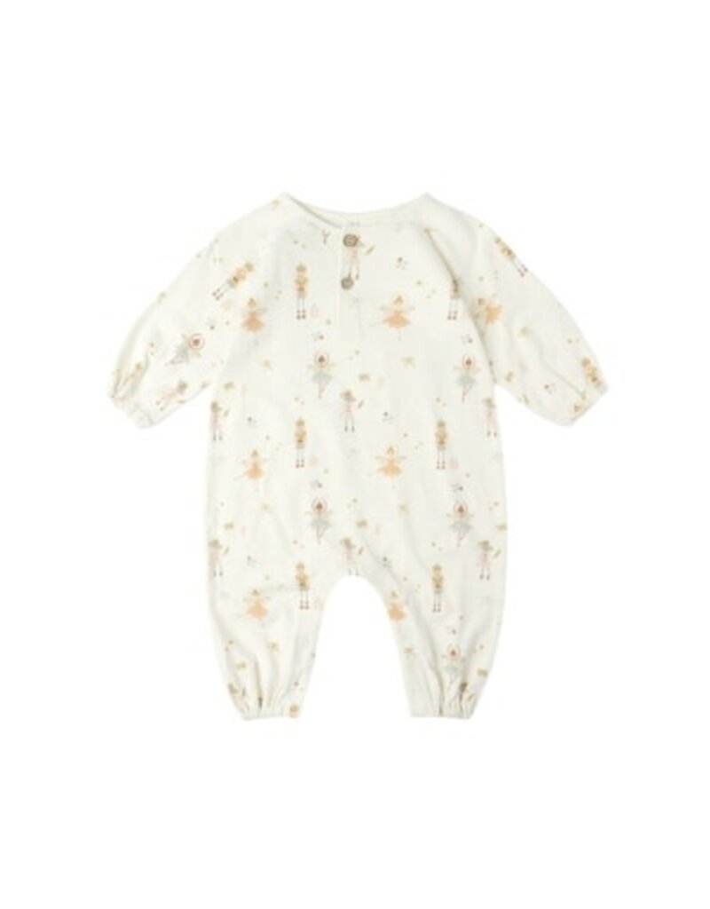 Rylee + Cru Inc. HENLEY JUMPSUIT || NUTCRACKER IVORY
