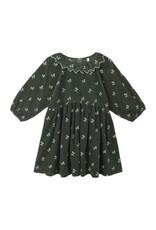 Rylee + Cru Inc. FREYA DRESS || BLOSSOM EMBROIDERY EVERGREEN