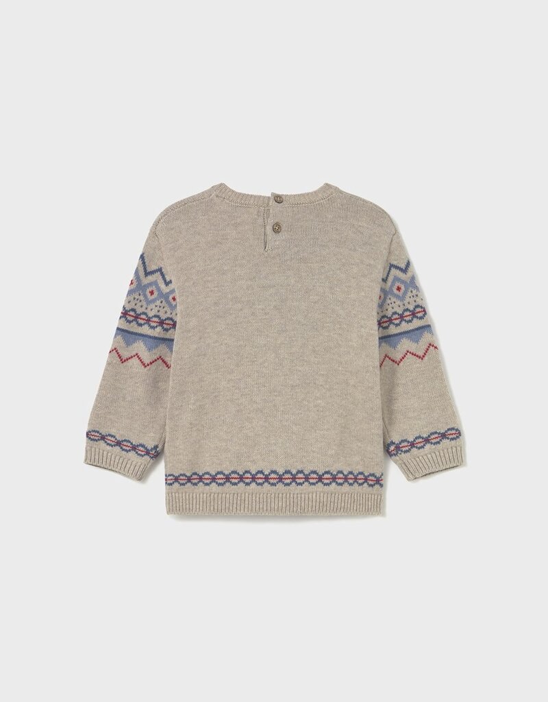 Mayoral Boys Chai Jacquard Sweater