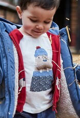 Mayoral Cream L/S Tee w/Walrus Applique