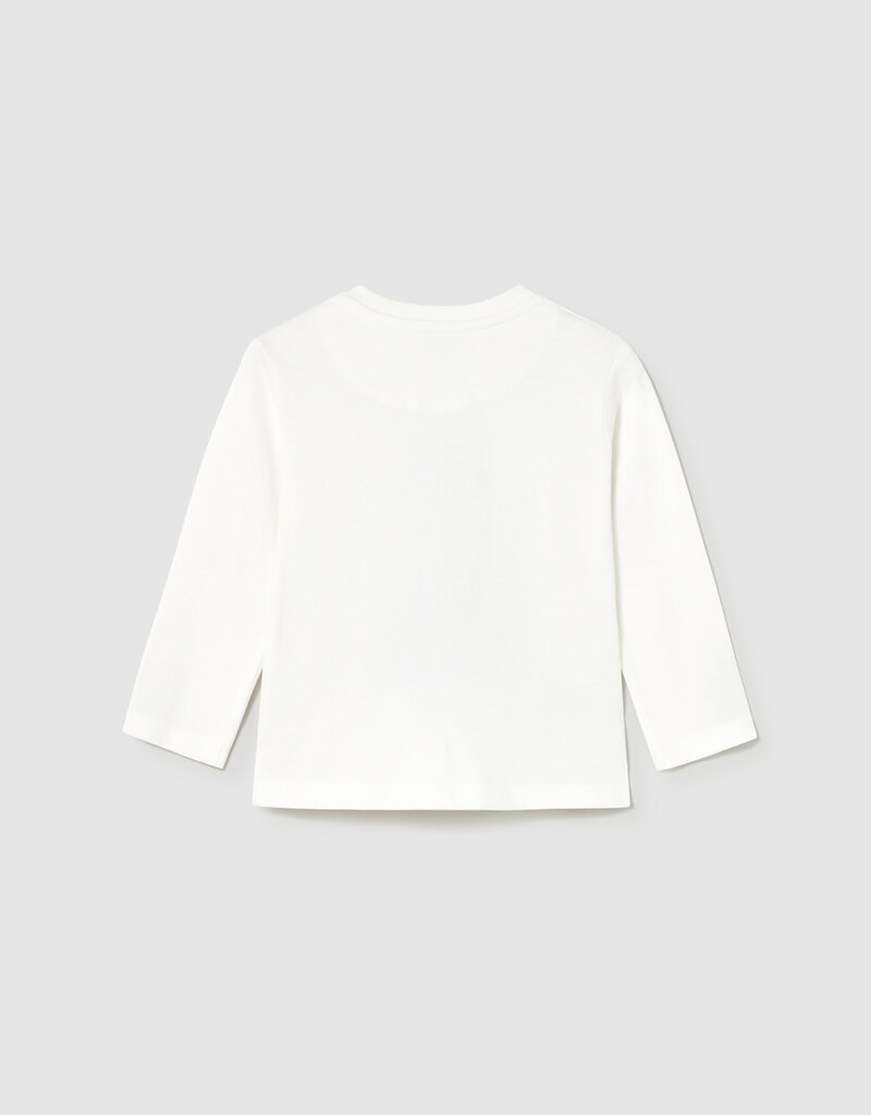 Mayoral Cream L/S Tee w/Walrus Applique