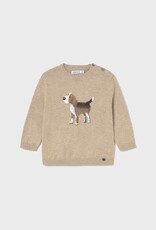Mayoral Beige Sweater w/Dog